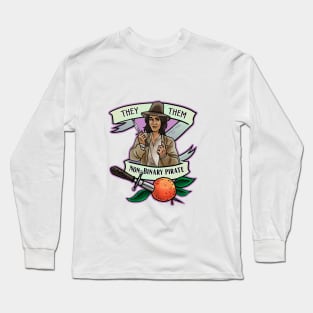 Non-binary pirate JIM Long Sleeve T-Shirt